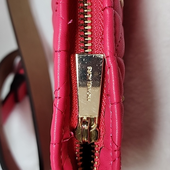 Michael Kors Pink/Gold Logo Belt Bag Large/X Large NWT - Picture 4 of 8